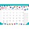 Ladybug Party | 2024 15.5 x 11 Inch 18 Months Monthly Desk Pad | July 2023 - December 2024 | StarGifts | Planning Stationery
